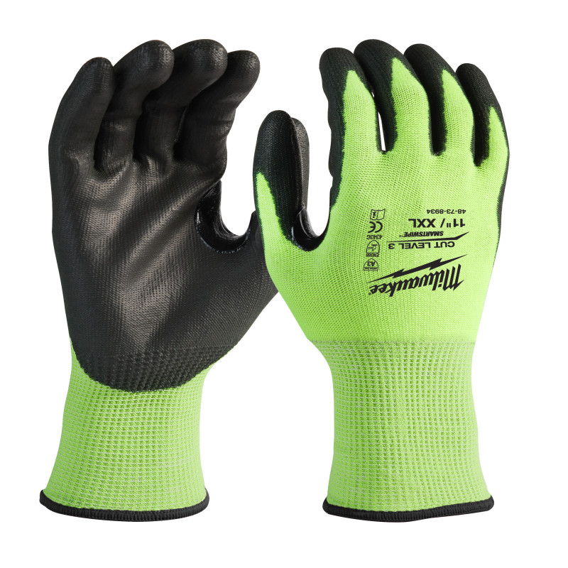 Gants Haute Visibilité & Anti-Coupure Niveau 3/C-11/Xxl-Milwaukee Epi