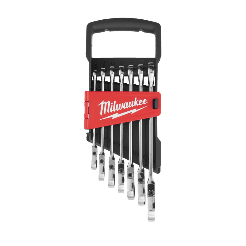 Set De 7 Clés À Cliquet Maxbite À Tête Flexible-Milwaukee Outils À Main