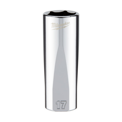 Douille À Cliquet 3/8 Longue 17 mm-Milwaukee Outils À Main
