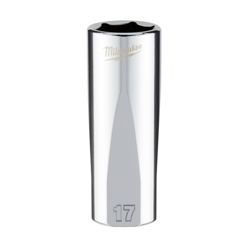 Douille À Cliquet 3/8 Longue 17 mm-Milwaukee Outils À Main