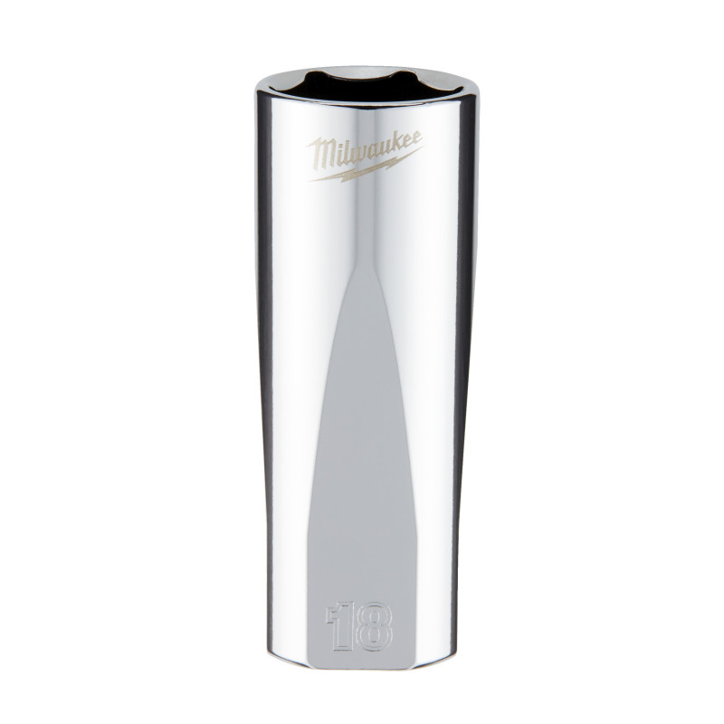 Douille À Cliquet 3/8 Longue 18 mm-Milwaukee Outils À Main