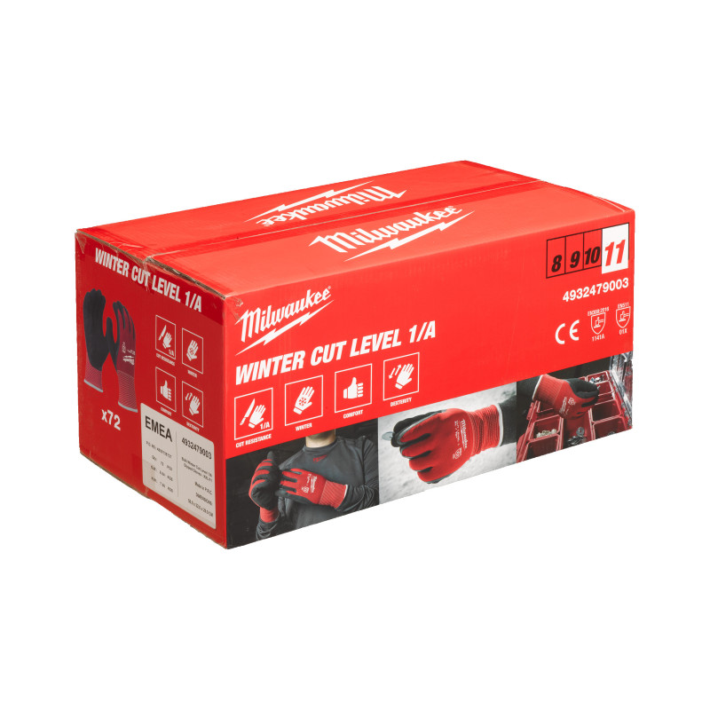 Gants Hiver Anti-Coupure 1/A - Xxl/11 72Pcs-Milwaukee Epi