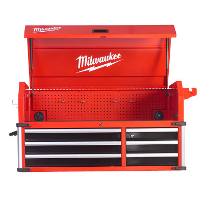 Coffre Superieur Pour Servante Haute Capacité 117Cm, 6 Tiroirs-Milwaukee Servant