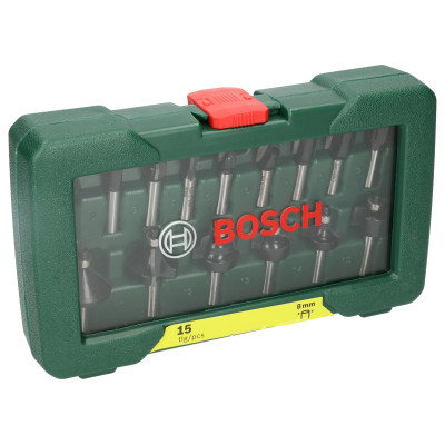 Set De 15 Fraises Au Carbure (Queue 8 mm)