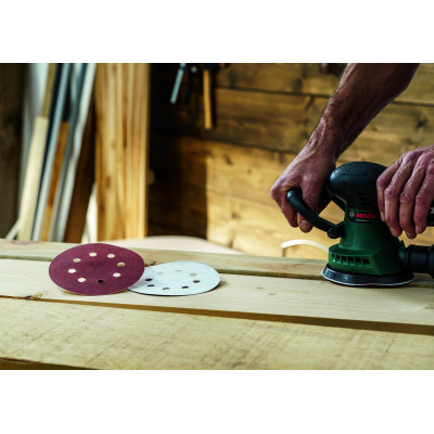 Set De 25 Disques Abrasifs Pour Ponceuse Excentrique, Grain 80, 120, 240 125 mm