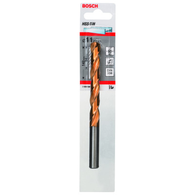 Forets À Métaux Rectifiés HSS-Tin, Din 338 11 X 94 X 142 mm Pack De 1