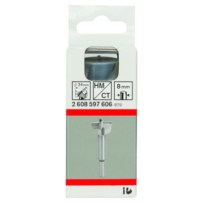 Mèche À Façonner Carbure 24 X 90 mm, D 8 mm Pack De 1