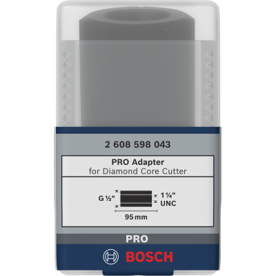 Adaptateurs Pour Couronnes De Forage Diamantées 1 1/4" Unc, G 1/2"