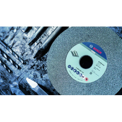 Meule Assiette Pro Steel, 200 X 25 X 32 mm, G36 Conçu Pour Le Meulage Du Métal,