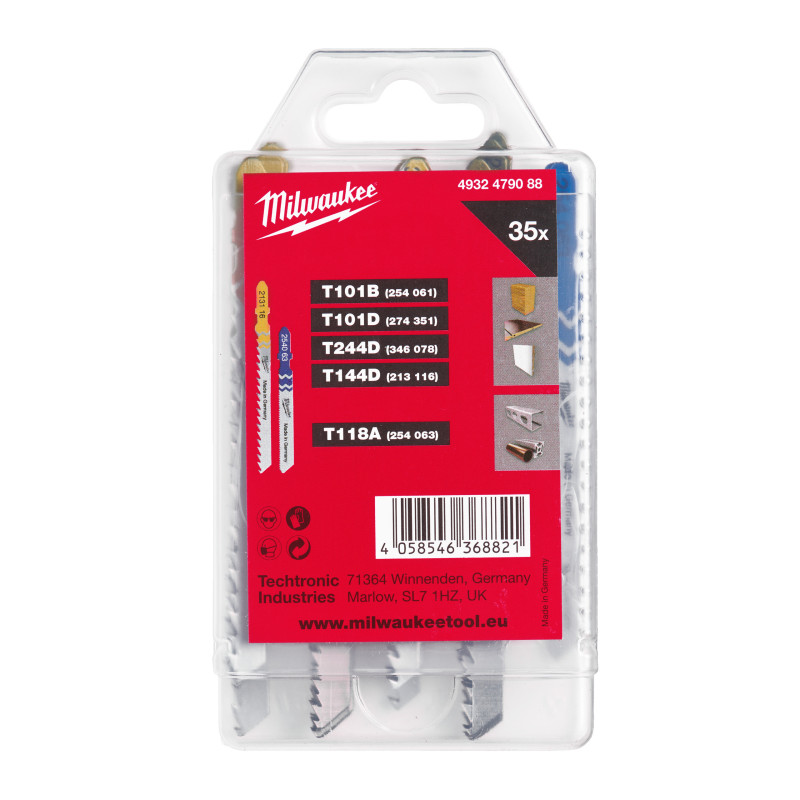 Set De 35 Lames De Scies Sauteuses-Milwaukee Consommable