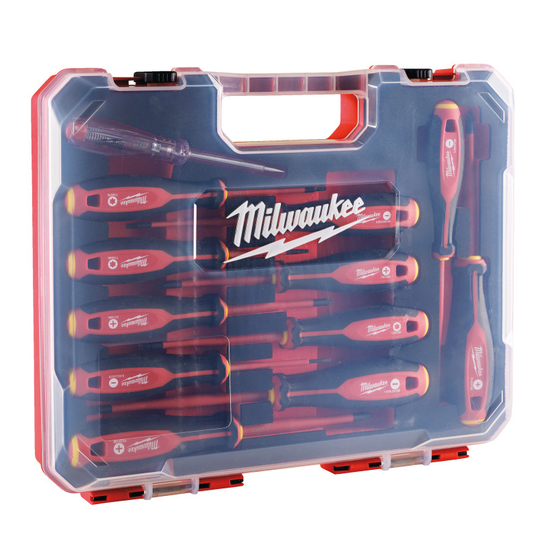 Coffret 12Pcs Tournevis Trilobe Vde -Milwaukee Outils À Main