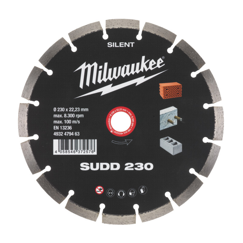 Disque Diamant Sudd 230Mm-Milwaukee Consommable