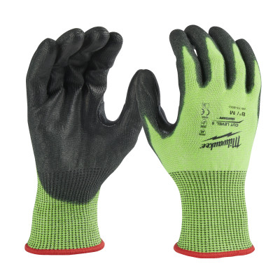 Gants Haute Visibilité & Anti-Coupure Niveau 5/E - M/8-1Pc-Milwaukee Epi