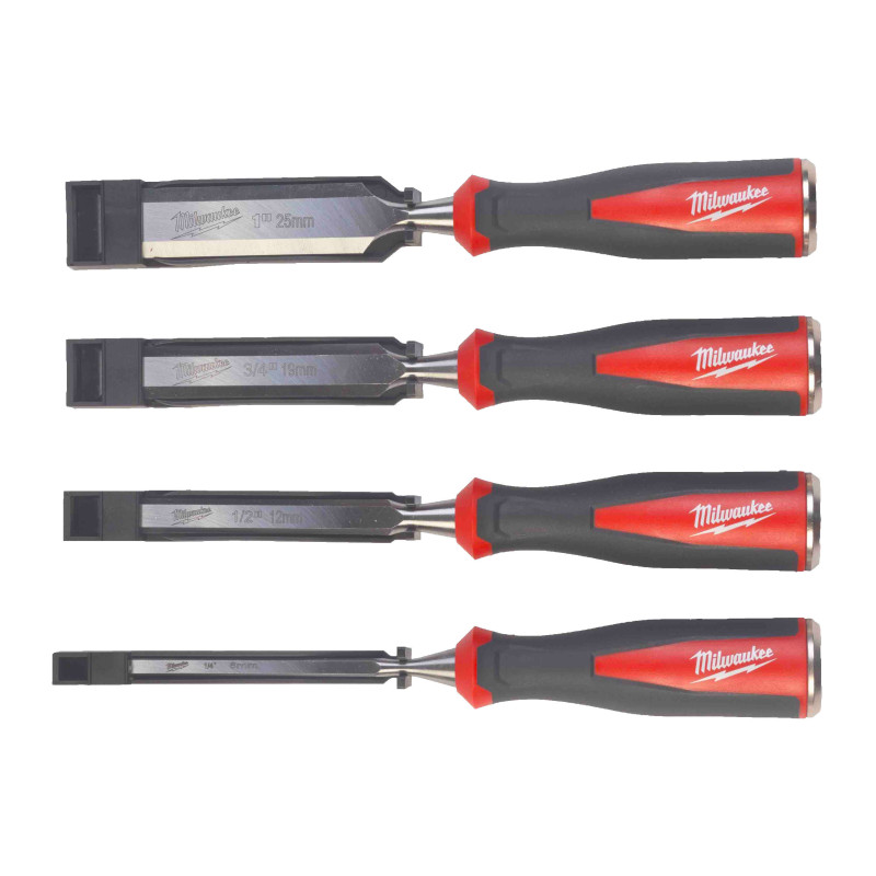 Set De 4 Ciseaux À Bois 6, 12, 19, 25 mm-Milwaukee Outils À Main