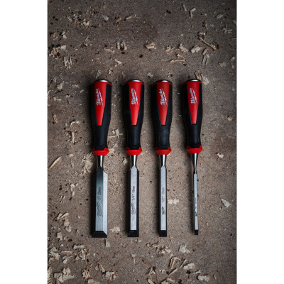 Set De 4 Ciseaux À Bois 6, 12, 19, 25 mm-Milwaukee Outils À Main