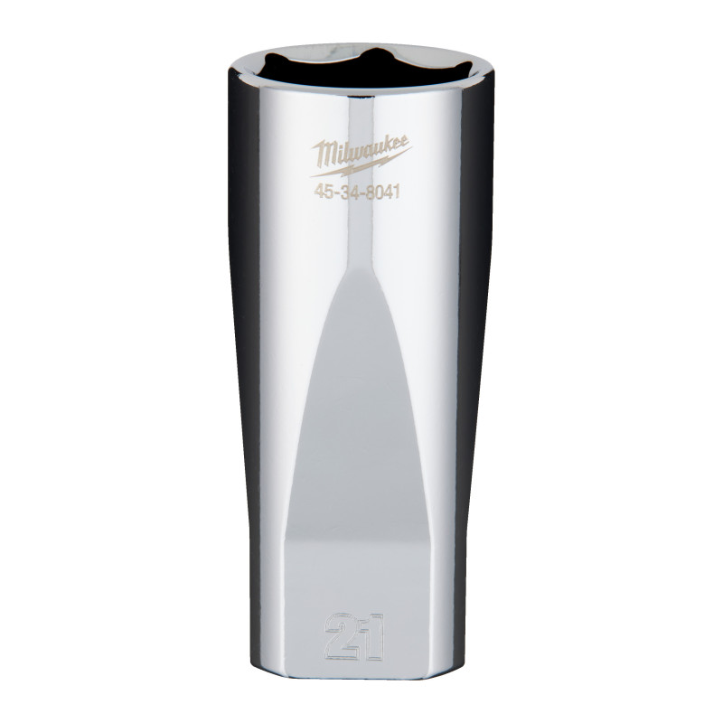 Douille À Cliquet 3/8 Longue 21 mm-Milwaukee Outils À Main