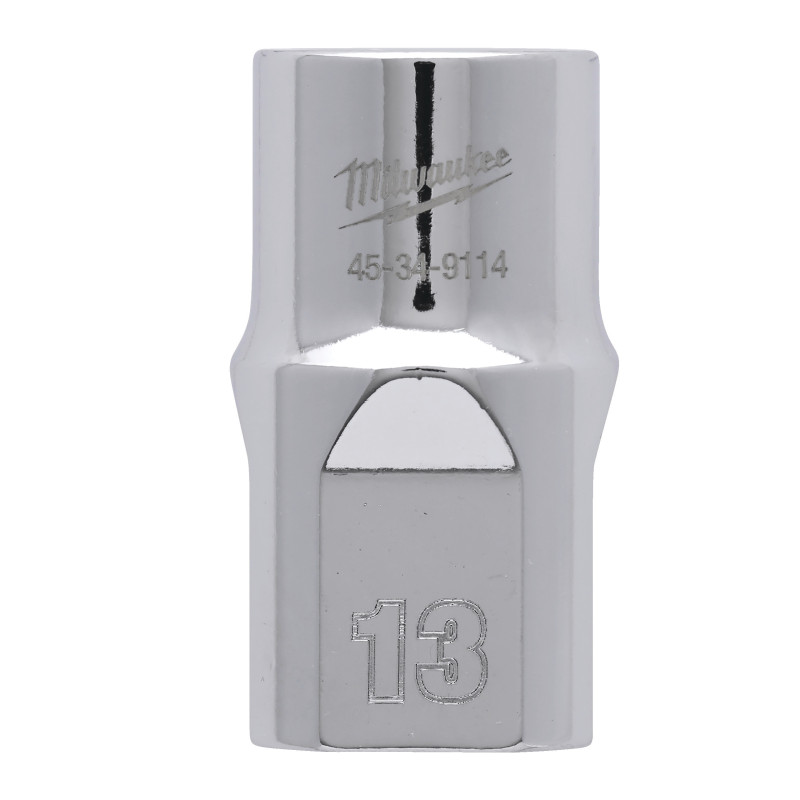 Douille À Cliquet 1/2 Courte 13 mm-Milwaukee Outils À Main