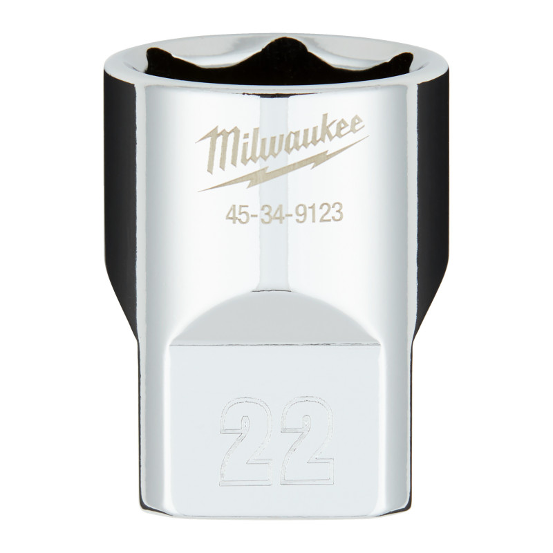 Douille À Cliquet 1/2 Courte 22 mm-Milwaukee Outils À Main