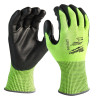 Gants Haute Visibilité & Anti-Coupure Niveau 4/D - M/8-1Pc-Milwaukee Epi