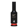 Douille Shockwave 1/4" Hex Longue 4 mm-Milwaukee Consommable