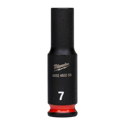 Douille Shockwave 1/4" Hex Longue 7 mm-Milwaukee Consommable