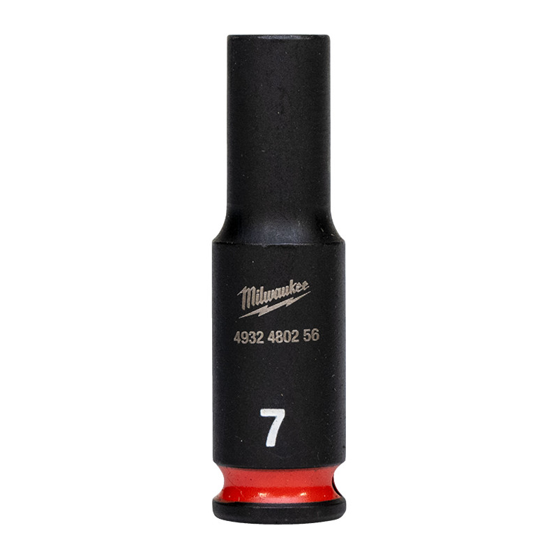 Douille Shockwave 1/4" Hex Longue 7 mm-Milwaukee Consommable