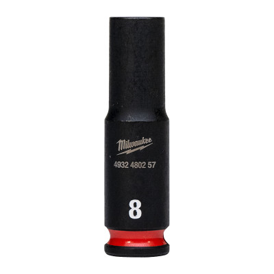 Douille Shockwave 1/4" Hex Longue 8 mm-Milwaukee Consommable