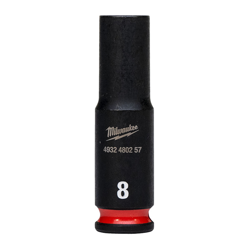 Douille Shockwave 1/4" Hex Longue 8 mm-Milwaukee Consommable