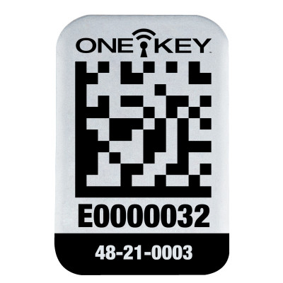 Aidtsm - Petite Étiquette Qr Code One-Key Pour Surface Métallique (100 Pcs)-Mil