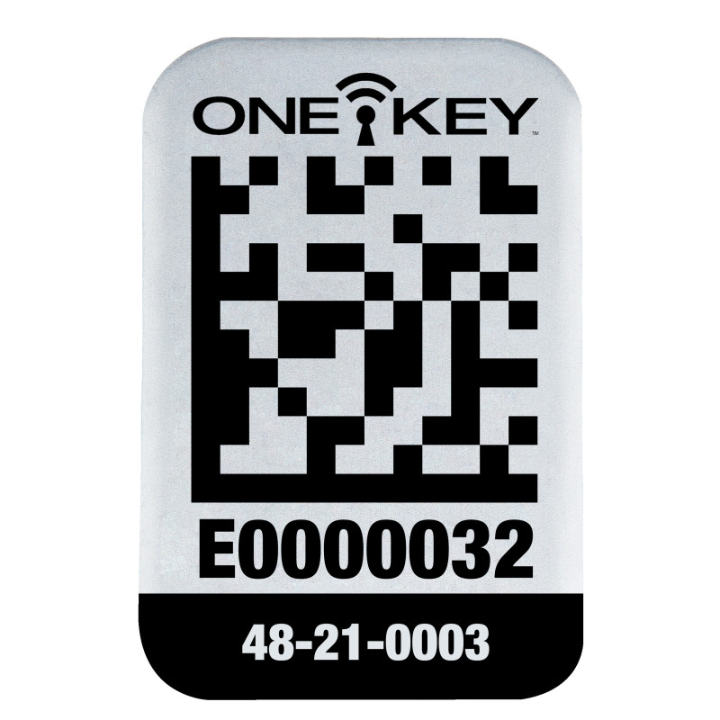 Aidtsm - Petite Étiquette Qr Code One-Key Pour Surface Métallique (100 Pcs)-Mil