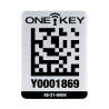 Aidtlm - Grande Étiquette Qr Code One-Key Large Pour Surface Métallique (25 Pcs