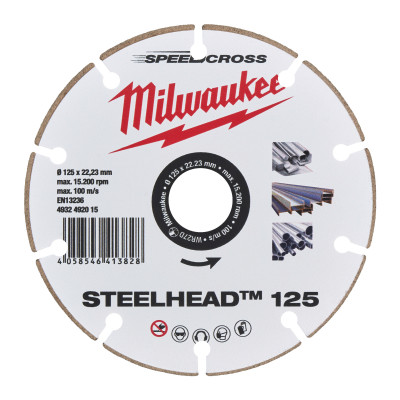 Disque Diamant Steelhead 125 mm-Milwaukee Consommable
