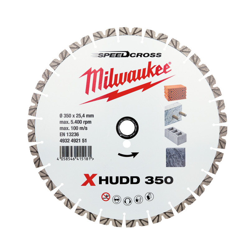 Disque Speedcross Extreme Hudd 350Mm-Milwaukee Consommable