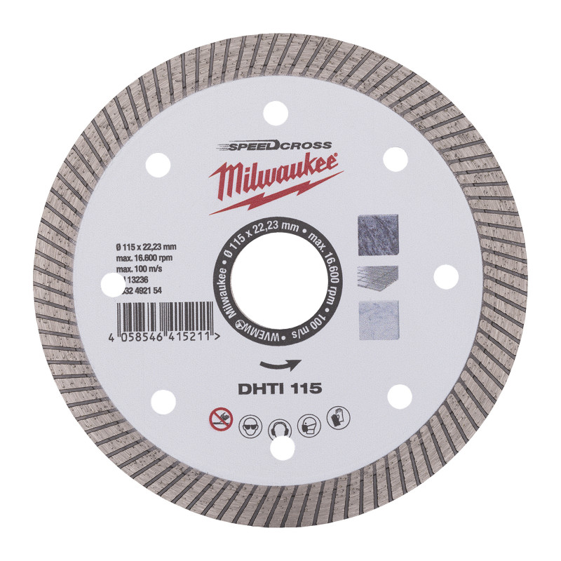 Disque Speedcross Dhti 115Mm-Milwaukee Consommable