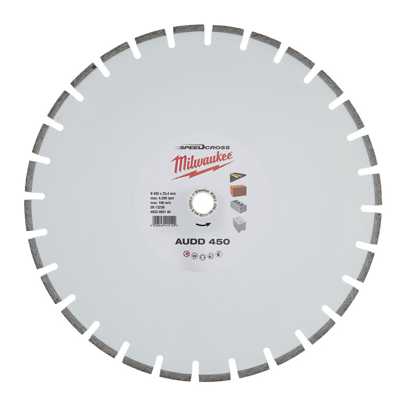 Disque Diamant Speedcross Audd 450Mm-Milwaukee Consommable