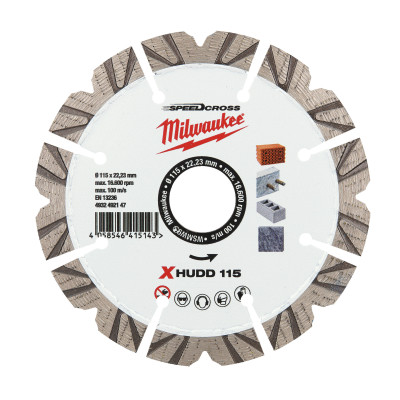 Disque Speedcross Extreme Hudd115Mm-Milwaukee Consommable