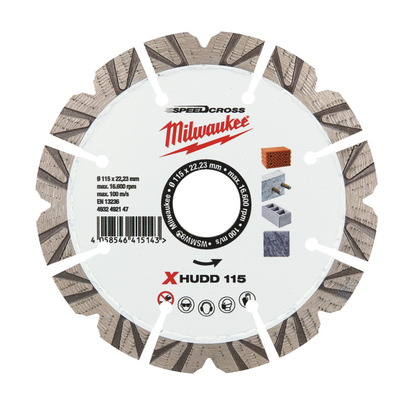 Disque Speedcross Extreme Hudd115Mm-Milwaukee Consommable