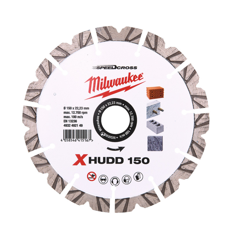 Disque Speedcross Extreme Hudd 150Mm-Milwaukee Consommable