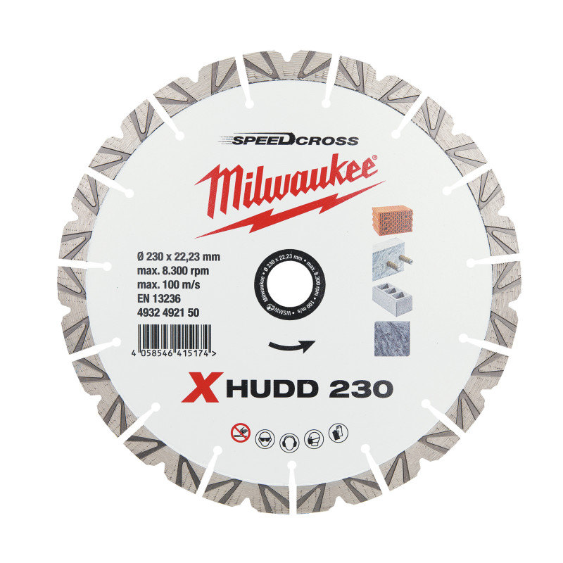 Disque Speedcross Extreme Hudd 230Mm-Milwaukee Consommable