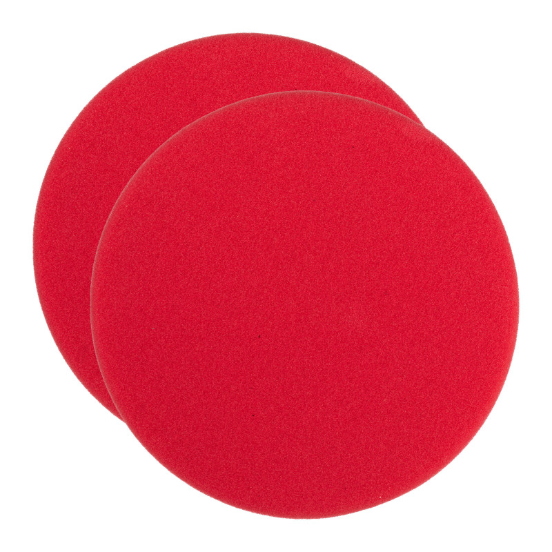 Mousse Rouge Brute 140/25Mm 2Pcs-Milwaukee Consommable