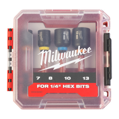 Douille Magnétique Shockwave 4 Pièces-Milwaukee Consommable