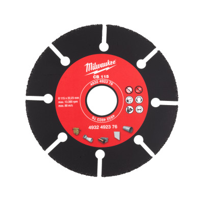 Disque Carbure 115Mm-1Pc-Milwaukee Consommable