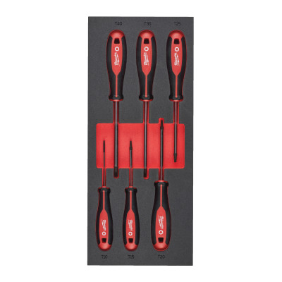 Module Servante Tournevis Torx 6 Pièces-Milwaukee Outils À Main
