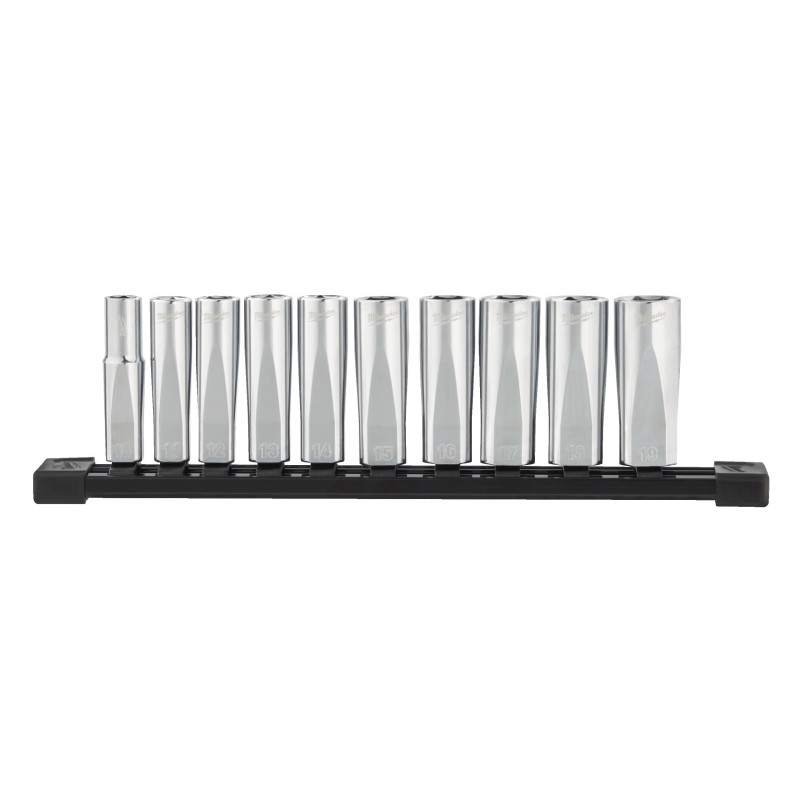 Set Douille 6 Pans Longue 3/8" 10Pc-Milwaukee Outils À Main