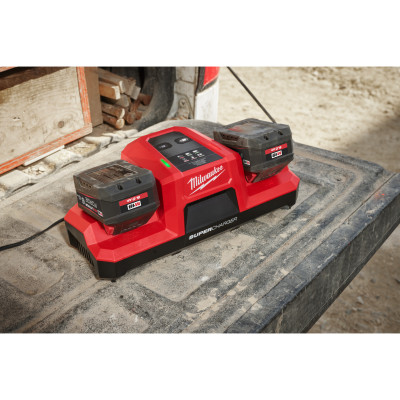 M18 Dbsc - Super Chargeur Rapide Double M18-Milwaukee Batteries, Chargeurs, Lamp