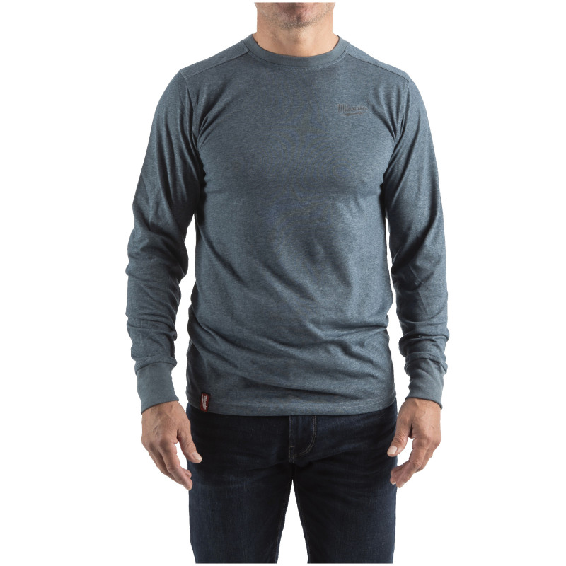 T-Shirt Hybrid Manches-Longues Bleu - Taille (S)-Milwaukee Epi