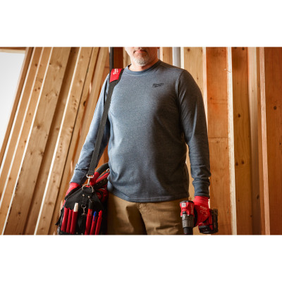 T-Shirt Hybrid Manches-Longues Bleu - Taille (L)-Milwaukee Epi