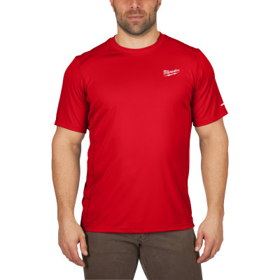 T-Shirt Workskin Manches-Courtes Rouge - Taille (Xl).-Milwaukee Epi