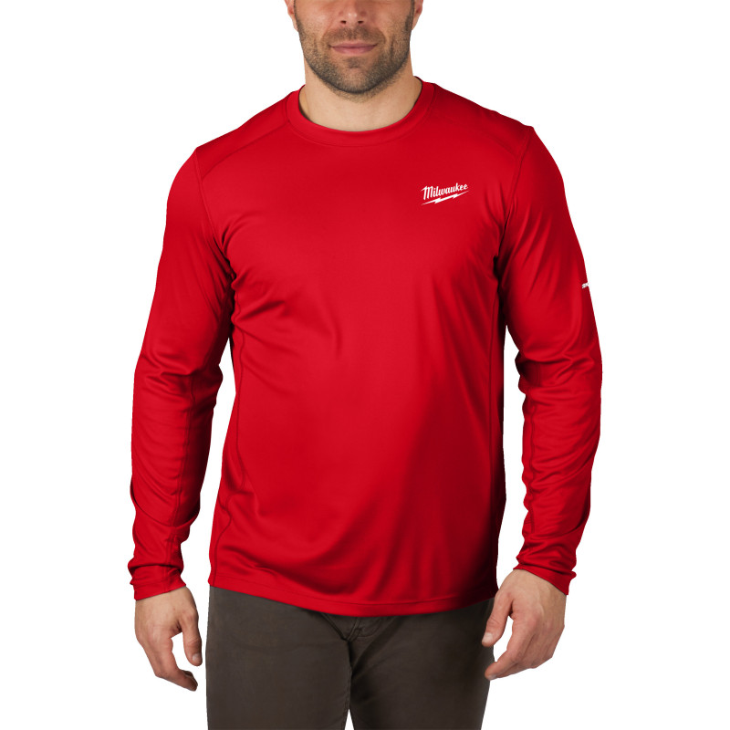 T-Shirt Workskin Manches-Longues Rouge - Taille (S)-Milwaukee Epi