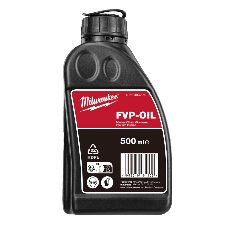 Vp-Oil1 Huile Pour Pompe À Vide 18V-Milwaukee Systeme Attachement